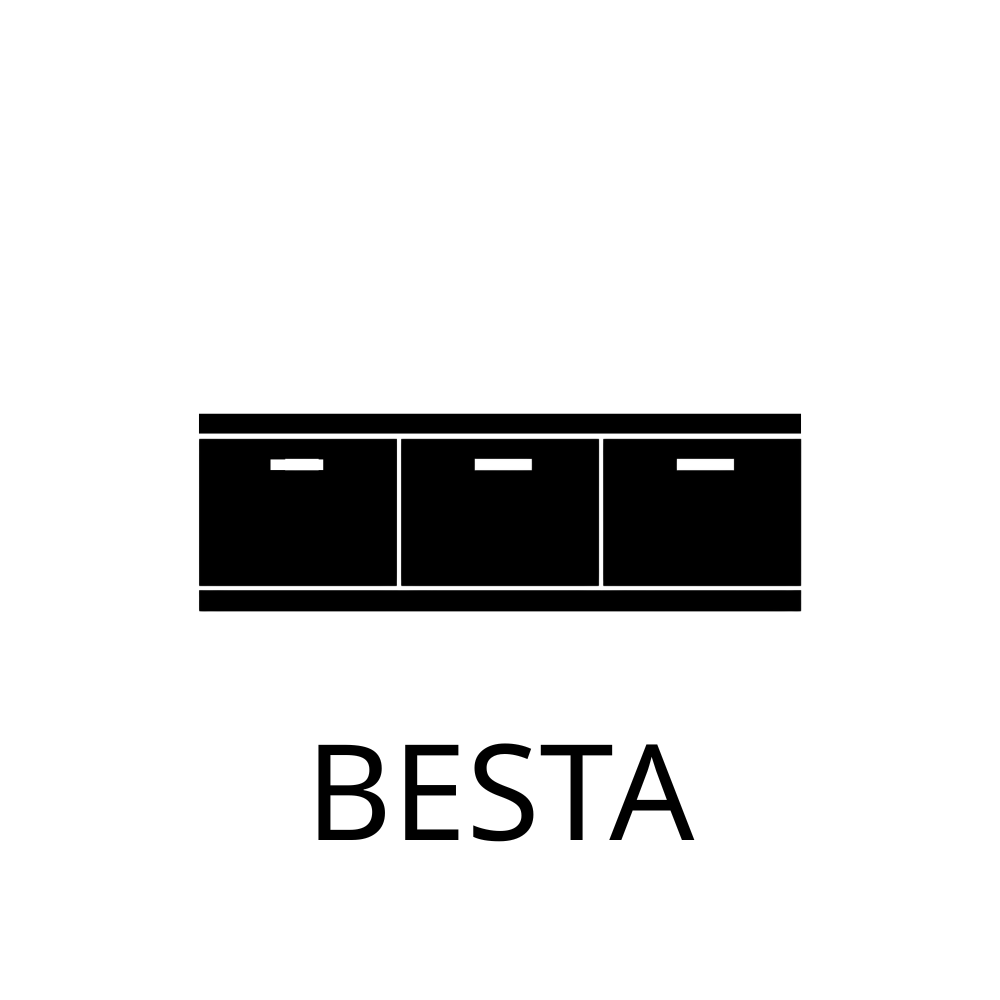Fronty do systemu IKEA PAX - Ogony