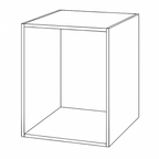 Korpus meblowy MDF kompatybilny z IKEA METOD, widok z przodu